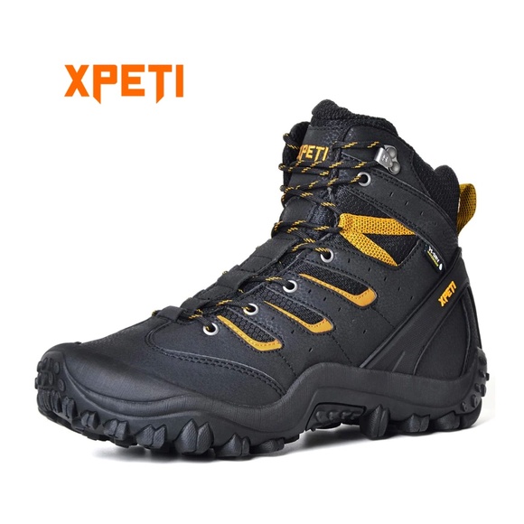 XPETI Men's Hiking Boots Outdoor Mid-Ankle TacticalWaterproof Light-Weight 10 - Picture 10 of 10